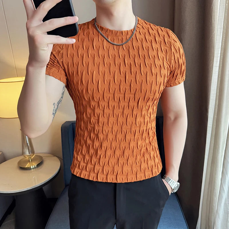 Raffa Pleated Knit Tee