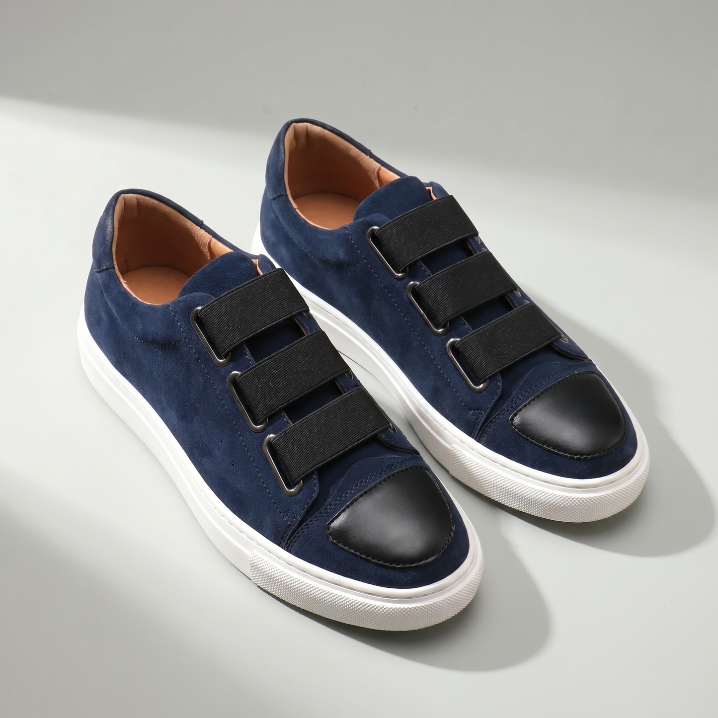 Renzo Suede Cap-Toe Sneakers