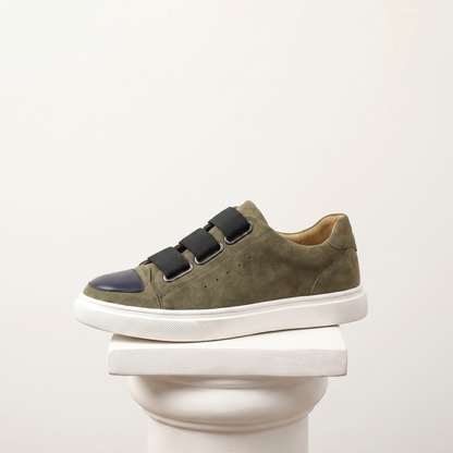 Renzo Suede Cap-Toe Sneakers