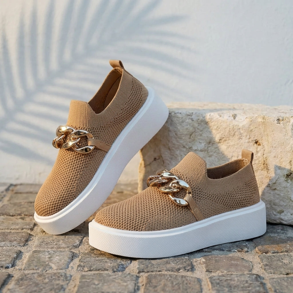 Lina Knit Chain Sneaker