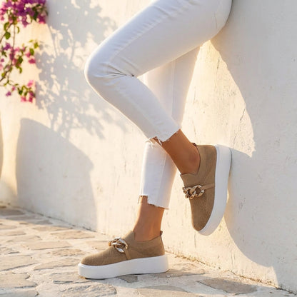Lina Knit Chain Sneaker