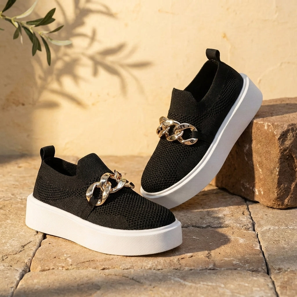 Lina Knit Chain Sneaker