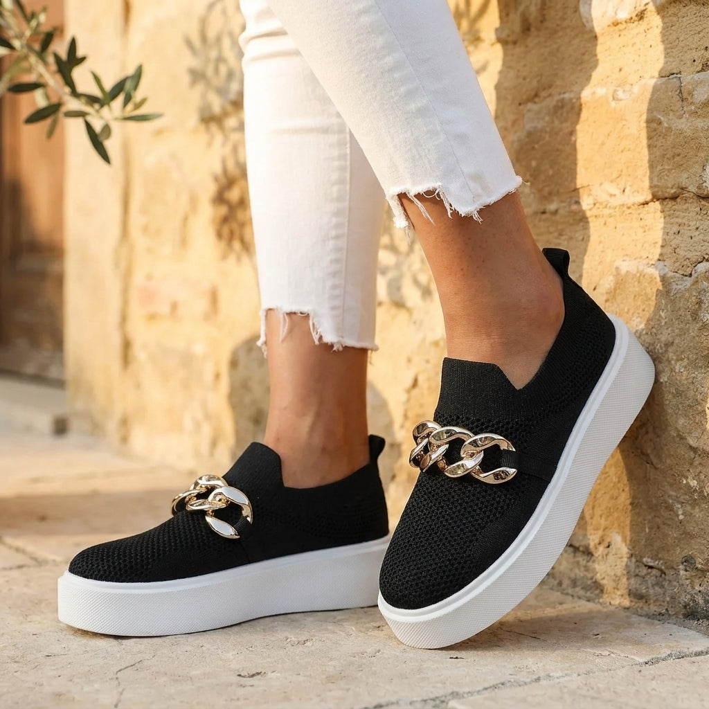 Lina Knit Chain Sneaker