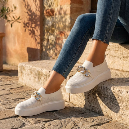 Lina Knit Chain Sneaker