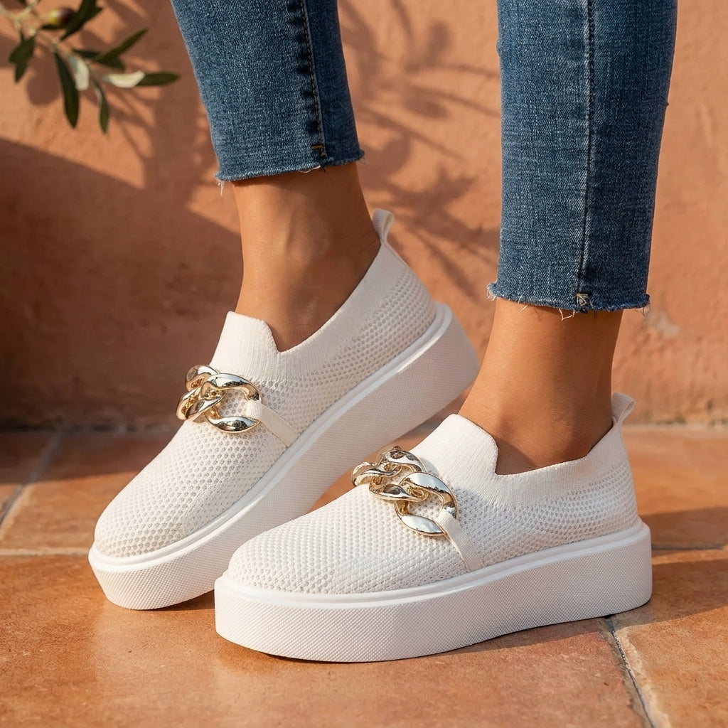Lina Knit Chain Sneaker