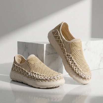 Renato Braided Suede Loafers