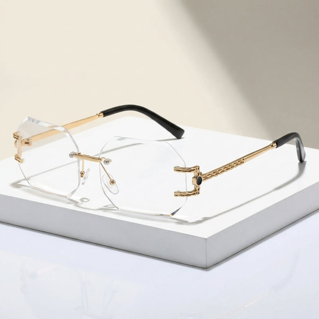 Tiziano Diamond-Cut Sunglasses