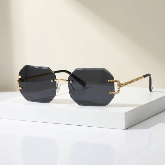 Tiziano Diamond-Cut Sunglasses