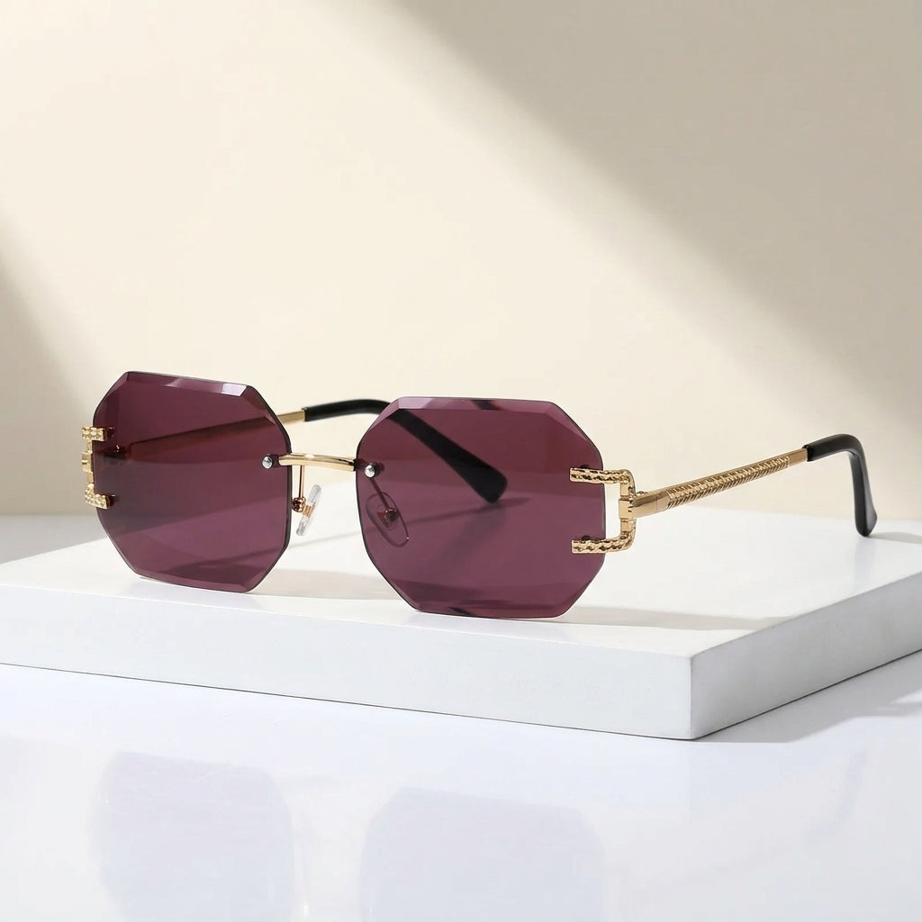 Tiziano Diamond-Cut Sunglasses