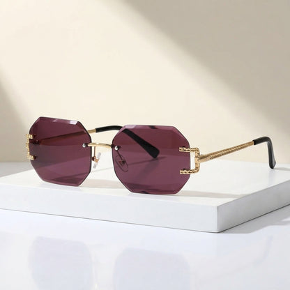 Tiziano Diamond-Cut Sunglasses